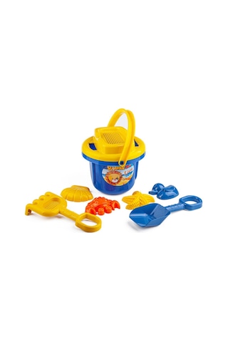 Erdem Toys Aslan Figürlü Kova Kürek Seti - Mavi
