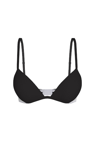 Calvin Klein Hafif Dolgulu Derin Dekolteli Siyah Sütyen-16435