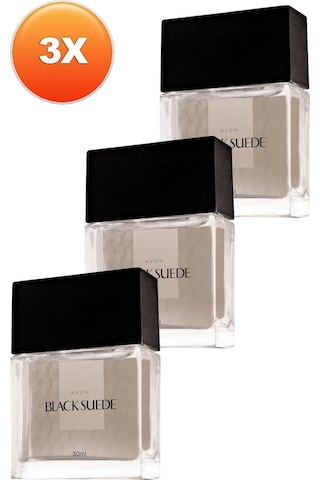 Avon Black Suede Erkek Parfüm EDT 3 x 30 ML