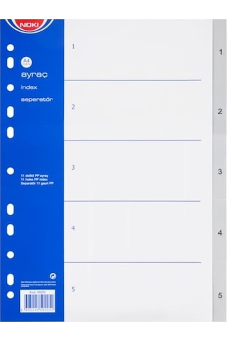 Noki Seperatör Ayraç Rakamlı 1-5 59205