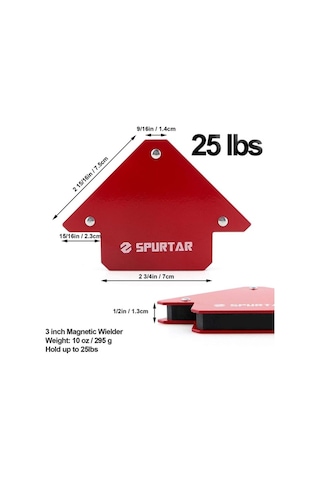 2 Ad 25 Lbs Manyetik Açılı Kaynak Tutucu Mıknatıs, Kaynak Gönyesi (548563703)