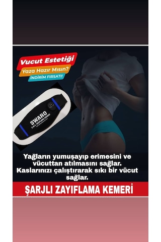 Şarjlı Titreşim Kemeri