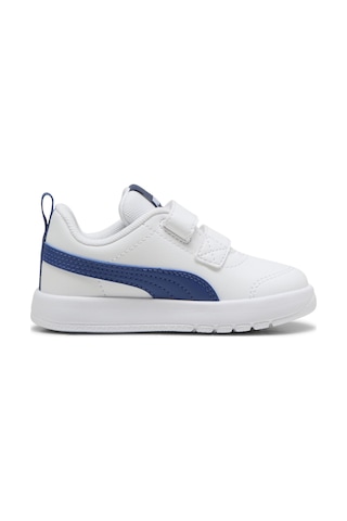 Puma Courtflex V3 V Inf 310252-08 Ortopedik Bebek Çocuk Spor Ayakkabı Mavi