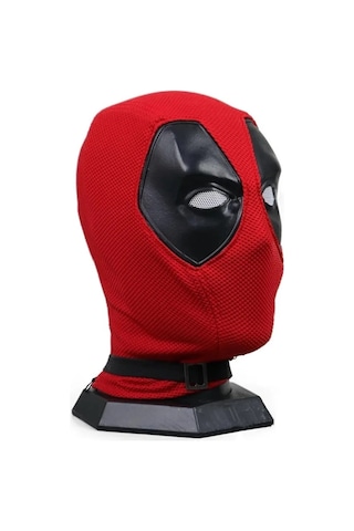 Jl Deadpool Maske Cosplay Kostüm Naylon Başlık Örme Pamuk Örgü
