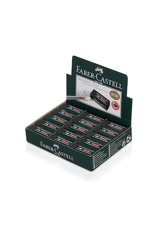 Faber-castell Siyah Silgi, 30 Lu, Kurşun Kalem İzlerini Kolayca S