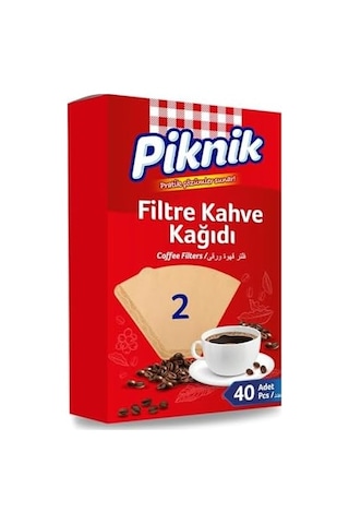 Piknik Kahve Filtre Kağidi 40&apos Li No:2