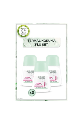 Garnier Mineral Termal Koruma Roll-on Deodorant 3'lü Set pkttrml3al2ode-7067