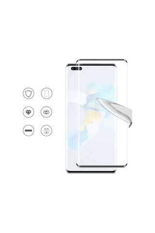Huawei Mate 40 Pro Zore Süper Pet Ekran Koruyucu Jelatin