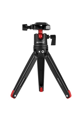 Puluz 360 Derece Top Başlı Cep Mini Metal Masaüstü Tripod Dağı