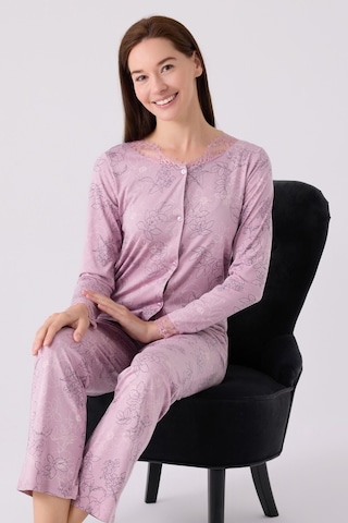 Pierre Cardin Kadın Mor Pijama Takımı Pc8874-s-v1 Mor