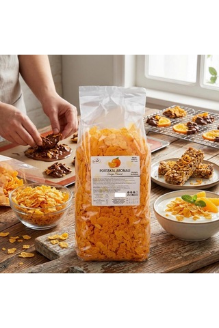 Krep Kırığı Portakallı 1 Kg Pastacılık Ve Tatlı Süsleme Ürünü