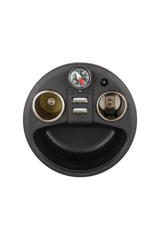 Olesson 1640 12-24v Çift Usb Girişli 120w 80cm Kablolu Dijital Voltaj Ekranlı 2'li Araç Çakmak Çokla