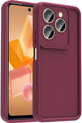 Rba Aksesuar İnfinix Hot 40 Pro Kılıf Kamera Korumalı Rba Ananas Kapak - Koyu Yeşil Yeşil