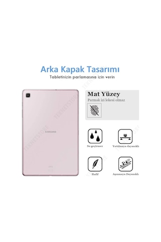 Samsung Galaxy Tab S6 Lite P610 Silikon Uyumlu Şeffaf Ultra Ince Tam Tablet Kılıfı Kılıf