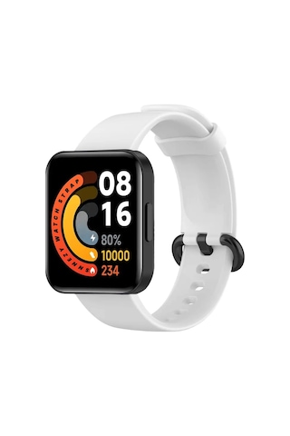 Xiaomi Redmi Watch 2 Lite Kordon Tam Uyumlu Eternity Silikon Kord
