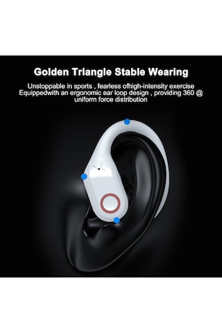 Geeroyoo Bluetooth 5.4 Kulak Kancalı Kablosuz Kulak İçi Kulaklık