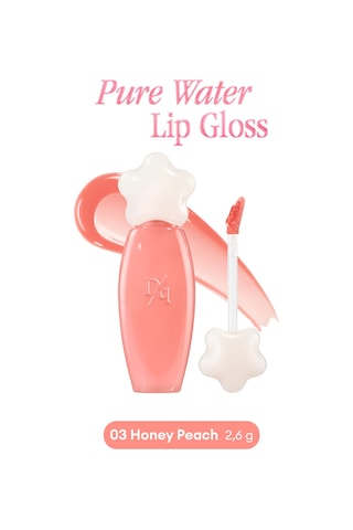 Dasique Pure Water Lip Gloss 03 Honey Peach