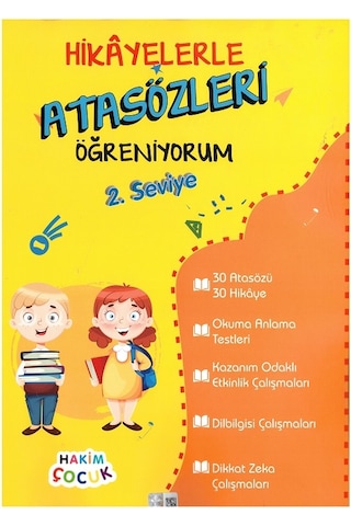 Hakim Çocuk 1.ve 2.seviye Hikayelerle Atasözleri Öğreniyorum