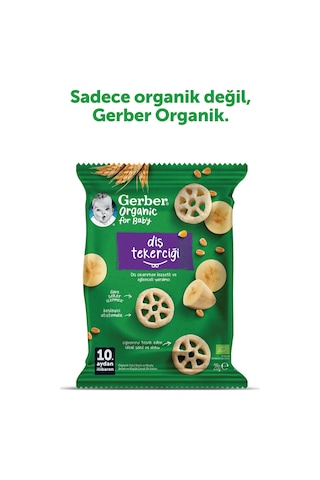 Gerber Diş Tekerciği Tahıl Bazlı ve Muzlu Bebek ve Küçük Çocuk Ek Gıdası 28 G