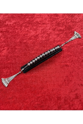 925 Ayar Büyük Boy 11 X 13 Full Gümüş Zaza Tespih 70 Gram Kafes İşçilikli Gümüş Tesbih