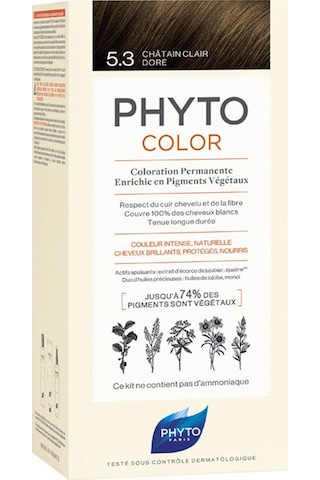 Phyto Phytocolor 5.3 - Açık Kestane Dore Bitkisel Saç Boyası Phyto Phytocolor 5.3 - Açık Kestane Dore Bitkisel Saç Boyası