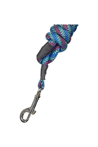 Mavi Renk Reflektif Köpek Tasması 13mm X 1.2m