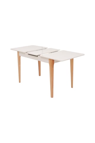 Paris Lak Panel Mdf Otomatik Açılır Mutfak Masası 70x110cm Bej