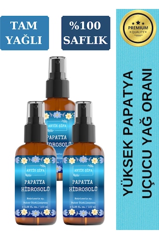 Saf Papatya Hidrosolü 300 Ml - 3 X 100ml Papatya Suyu
