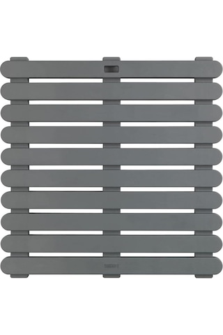 Gri, Kaymaz Duş Ve Banyo Paspası 55x55 Cm Sauna Ve Havuz Kullanımına Uygun