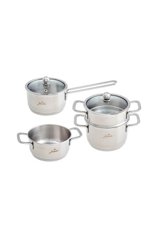 Jumbo Baby Steel 6 Parça Çelik Tencere Seti 500.01.02.1936