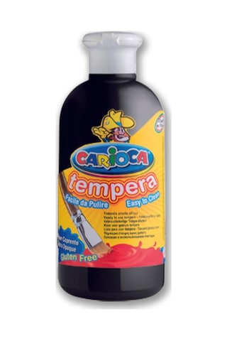 Carioca Tempera Süper Yikanabilir Sulu Boya Siyah 500 ML