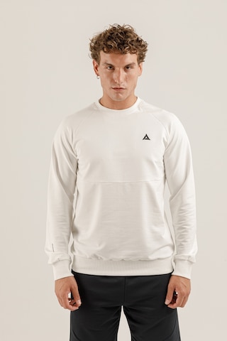 Airlife Saturn Ur7 Pro I Sıfır Yaka Erkek Sweatshirt Beyaz