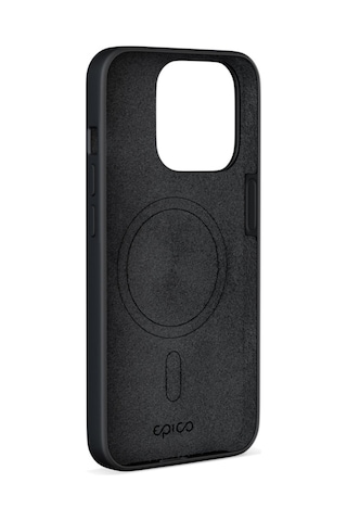 Epico Silicone Magnetic - Magsafe Compatible Case Apple iPhone Uyumlu 14 Pro Siyah