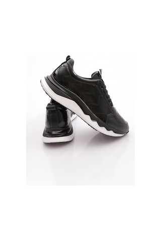 Dgn 744 Erkek Sneaker Ayakkabi Siyah Rugan