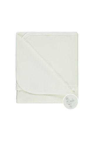 Aziz Bebe Kız Bebek Battaniye 80X90 Cm Ekru 32D40143923S1 Ekru