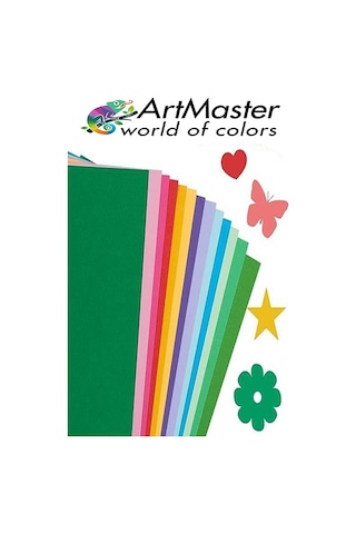 Renkli Mukavva 50x70 Cm 6 Renk 1 Paket Renkli Sert Karton 1.0 Mm Anasınıfı Hobi Etkinlik Okul Öncesi Proje