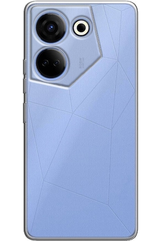 Nourthkiingdom Tecno Camon 20 Pro 4g Kılıf Nrtk Süper Silikon Kapak - Renksiz Renksiz
