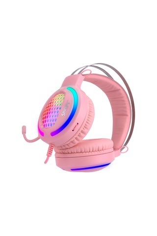 Snopy SN-GX82 PINKY RGB Ledli Mikrofonlu Oyuncu Kulaklığı