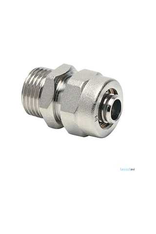 16*2-16 Pex Boru Bağlantı Rakoru-Mobil Sistem Pex Dış Dişli 16*2-16 Pex Boru Bağlantı Rakoru-Mobil Sistem Pex Dış Dişli