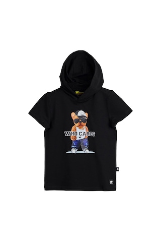 Bad Bear Mood Çocuk Sweatshirt Siyah