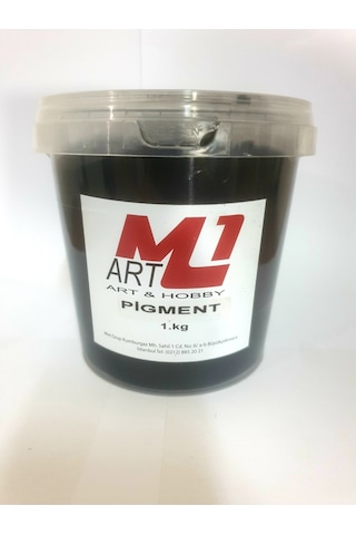 M1 ART Toz Pigment Boya 1.kg - SİYAH