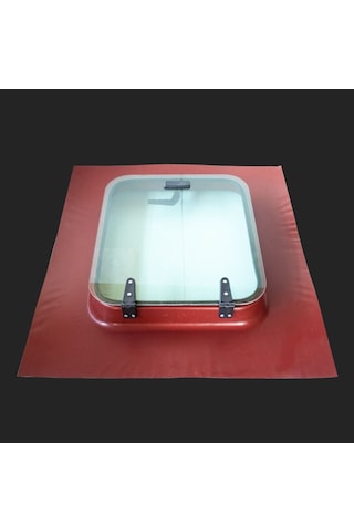 Çatı Çıkış Kapağı Shingle Amortisörlü Camlı