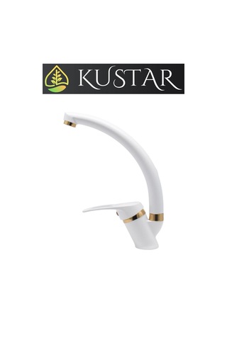 Kustar Sema Gold Beyaz Mutfak Evye Bataryası
