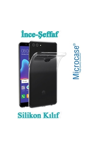 Huawei Y9 2018 Ince 0.2 Mm Silikon Kilif + Cam (Seçin) 297972594 - Seçenek / Cam Koruma-Tempered Glass Istemiyorum