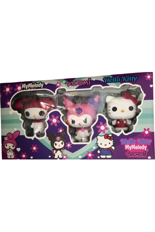 Kuromi My Melody Helllo Kitty 3 Lü Karakter Kutulu Set