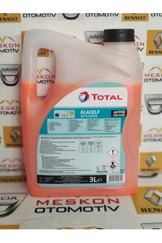 Total Glacelf Auto Supra Antifriz 3 Litre Üretim Ekim2021