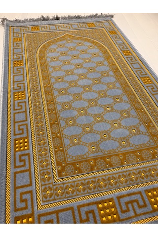 Kadife Seccade - 70x110 Cm - Yumuşak Ve Konforlu Gri