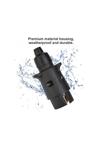 Trendooze V Standardı Soket Römorku Pin Konnektörü Karavan Fiş Çubuğu Çekme Çekme Avrupa Araç 7 12 Nt