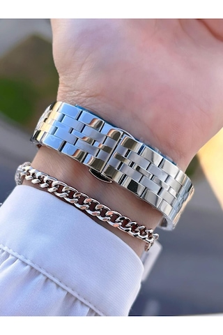Daniel Klein Dke.1.14052.1 Pure Silver Takvimli Çelik Kordonlu Kadın Kol Saati Gümüş