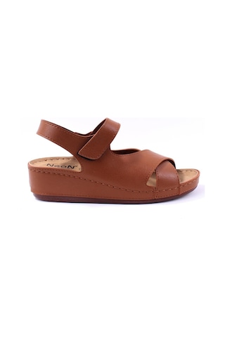 Dagoster Dza37-1810 Taba Günlük Ortopedik Kadın Sandalet